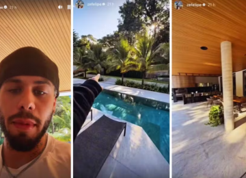 Zé Felipe mostra nova casa de luxo após separação de Virginia Fonseca 
