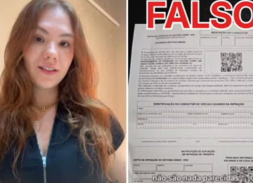 Campanha de cantora com multa falsa em Goiânia vira caso de polícia 