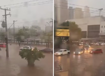 Temporal em Goiânia deixa mortos, feridos e ruas interditadas