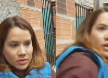 Repórter do SBT fica em meio a troca de tiros durante entrada ao vivo 