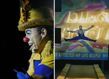 Dedé Santana e Diego Hypolito se apresentam em Goiânia no circo musical Abracadabra