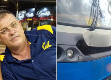 Funcionário morre após ônibus cair durante manutenção em Goiânia