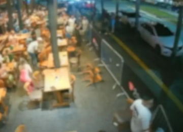 Homem é preso após atirar contra bar no Marista, paga fiança e é liberado