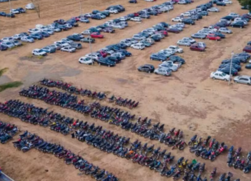 Detran-GO anuncia leilão com 2,8 mil veículos entre carros, motos e sucatas