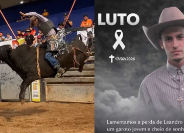 Peão de 23 anos morre após cair de boi e ser pisoteado durante competição em Amorinópolis