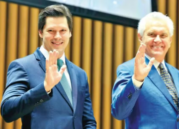 Caiado anuncia pré-candidatura e Vilela assume Goiás