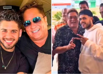 Leonardo brinca com fã parecido com Zé Felipe e vídeo viraliza