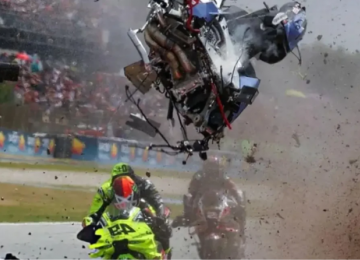 Piloto que criticou condições em Goiânia sofre grave acidente no MotoGP da Catalunha