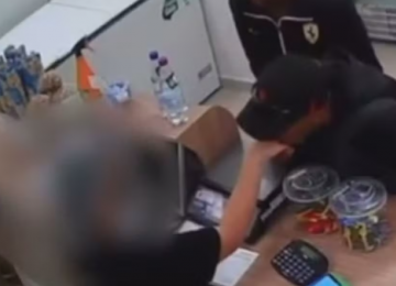 Assaltante rouba sorveteria e beija funcionária durante crime em Cidade Ocidental