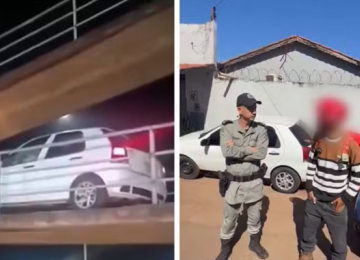 Motorista sobe com carro em passarela da BR-060 e pede desculpas após repercussão