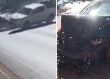 Adolescente de 13 anos dirige carro e deixa quatro feridos em acidente