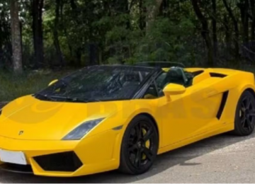 Lamborghini de R$ 1,2 milhão vai a leilão judicial em Goiás