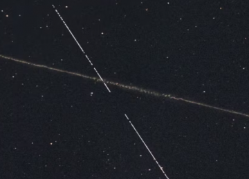 Vídeo raro registra passagem de asteroide 1997 NC1 pelo céu de Goiânia