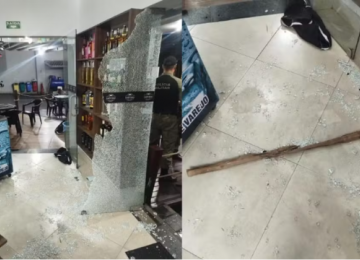 PRF é preso após ameaçar frentista e depredar conveniência por R$ 1 em Anápolis