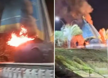 Incêndio destrói imagem de Nossa Senhora Aparecida em Nerópolis; polícia investiga possível vandalismo