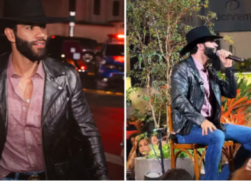 Gusttavo Lima faz show surpresa em bar de Goiânia e agita fãs