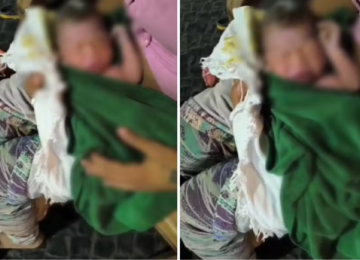 Bebê nasce na porta de bar em Goiânia e gerente ajuda no parto