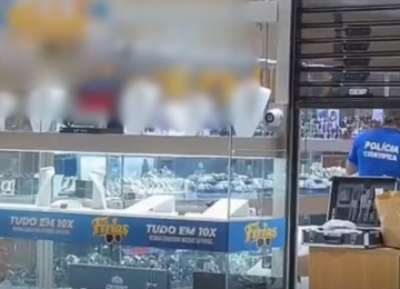 Criminosos invadem joalheria em shopping e levam R$ 400 mil em joias