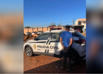 Jovem é preso em Anápolis após adolescente de 13 anos passar a noite em sua casa