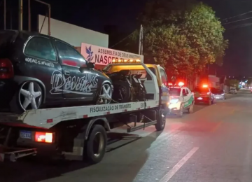 Operação contra grau apreende quatro veículos em Aparecida