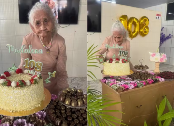 Dona Madalena comemora 108 anos com festa em Bela Vista de Goiás