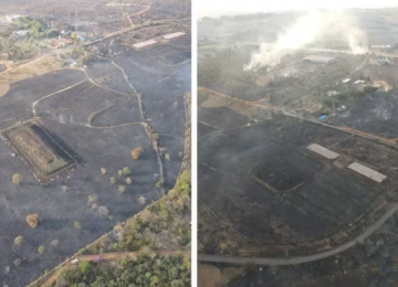 Incêndio atinge parque onde está depósito do Césio-137 em Goiás