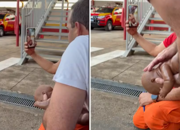 Bombeiros salvam bebê engasgado por videochamada em Goianésia