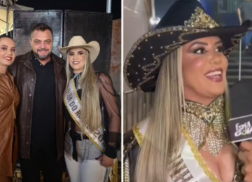 Rainha de rodeio de Goiás revela trisal com irmã gêmea