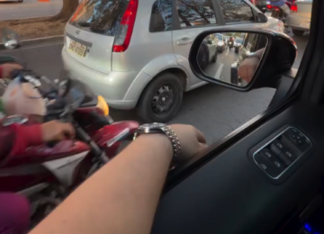 Empresário usa Rolex de R$ 99,7 mil em carro de luxo em Goiânia
