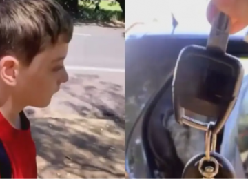 Pai surpreende filhos com novo carro e reação emociona