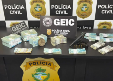Idoso é preso com mais de R$ 500 mil e pistola em Novo Gama