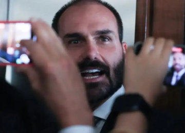 Condenado pelo STF, Eduardo Bolsonaro diz que julgamento busca afastá-lo das eleições