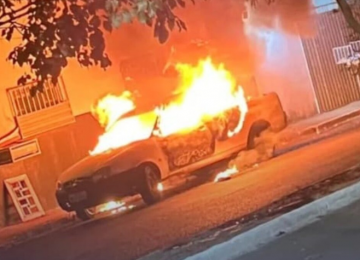 Ex-funcionário furta e incendeia carro da empresa em Rio Verde