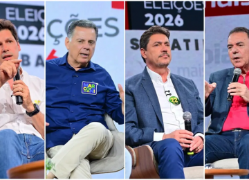 Último debate pode marcar confronto final entre Daniel, Wilder, Marconi e Luis Cesar em Goiás