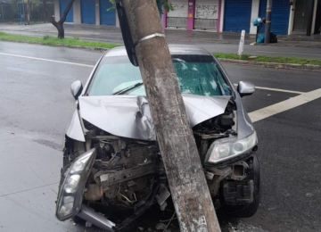 Goiás registra mais de 2,6 mil colisões de veículos contra postes em 2025