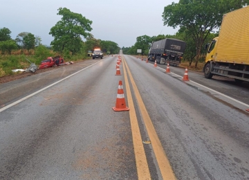 Três mortes e 25 feridos em acidentes nas rodovias federais de Goiás neste fim de semana