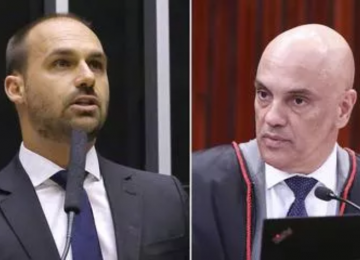 Eduardo Bolsonaro sobre Alexandre de Moraes: 