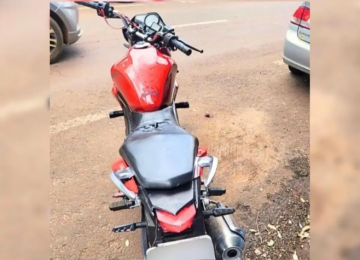 Moto com 212 multas e mais de R$ 60 mil em débitos é apreendida pela GCM em Jataí