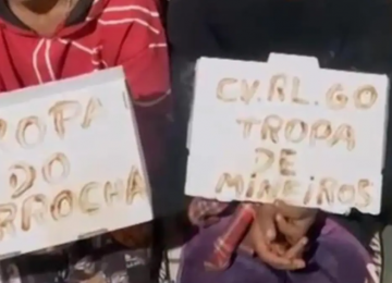 Facção obrigou rivais a escrever cartaz com sangue exaltando grupo criminoso em Goiás