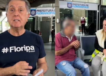 Prefeito manda devolver pessoas desempregadas e sem casa que chegam a Florianópolis