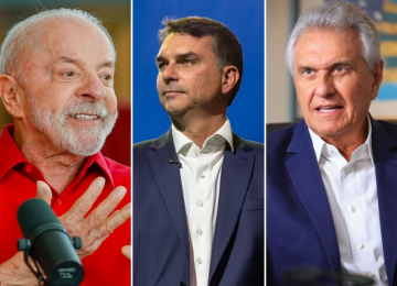 Flávio aparece à frente de Lula no 2º turno, e Caiado empata com presidente, aponta pesquisa