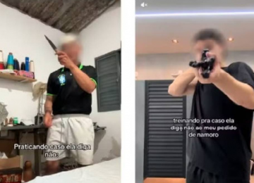 Trend violenta no TikTok que simulam agressões 