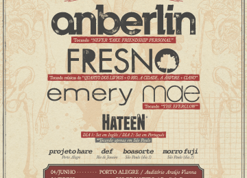 Emo Vive: bandas internacionais fazem shows especiais em três capitais brasileiras de 4 a 8 de junho 