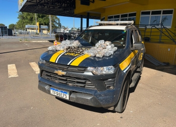 PRF encontra 37 kg de haxixe em tanque adaptado na BR-153, em Goiás