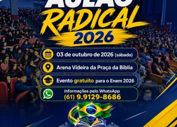 Aulão gratuito prepara estudantes para o Enem 2026 em Goiânia