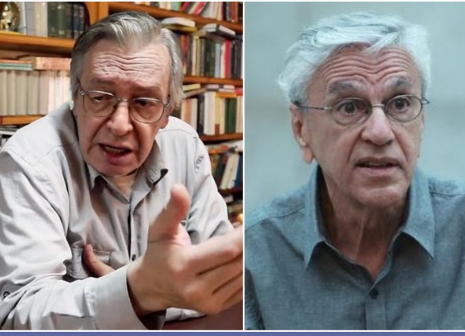 Caetano Veloso quer parte da herança de Olavo de Carvalho; Entenda