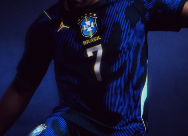 CBF apresenta nova camisa azul da Seleção com marca inédita da Jordan