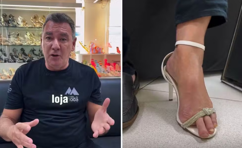 Ex-prefeito de Itaberaí viraliza ao calçar sandálias femininas em vídeo promocional 