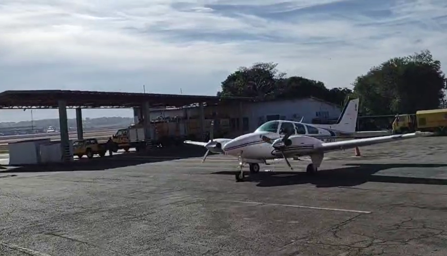 Bombeiros realizam transporte aéreo de rins doados entre Uruaçu e Goiânia 
