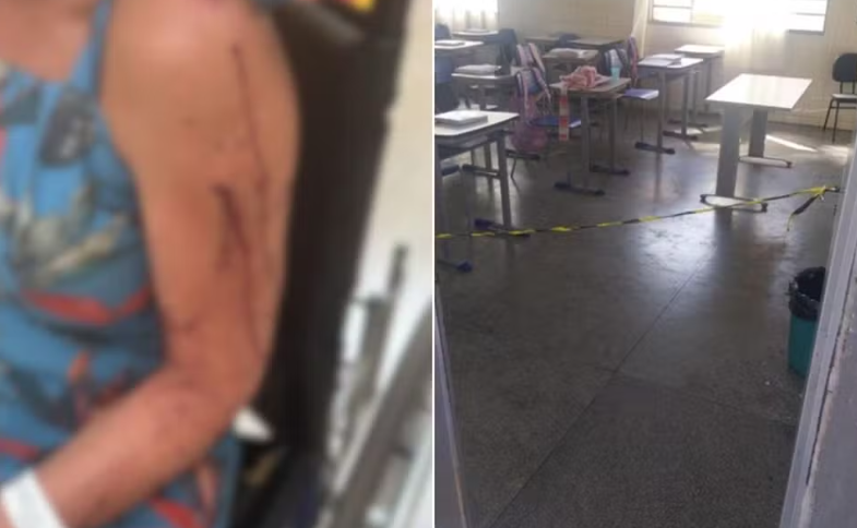 Professora é esfaqueada por aluna em escola municipal de Valparaíso de Goiás 